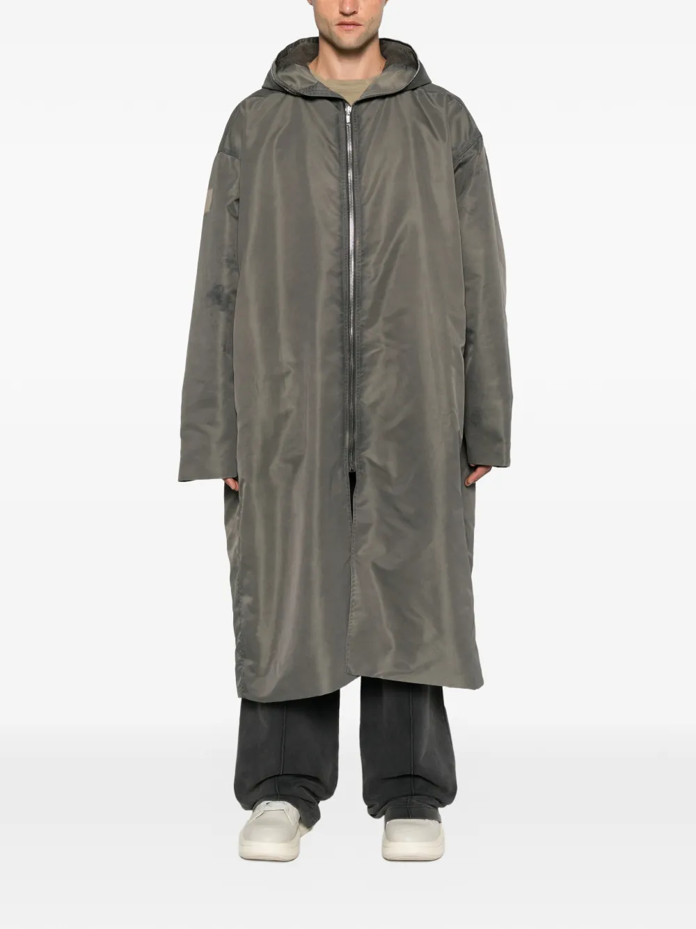 Rick Owens Jas met capuchon Grijs