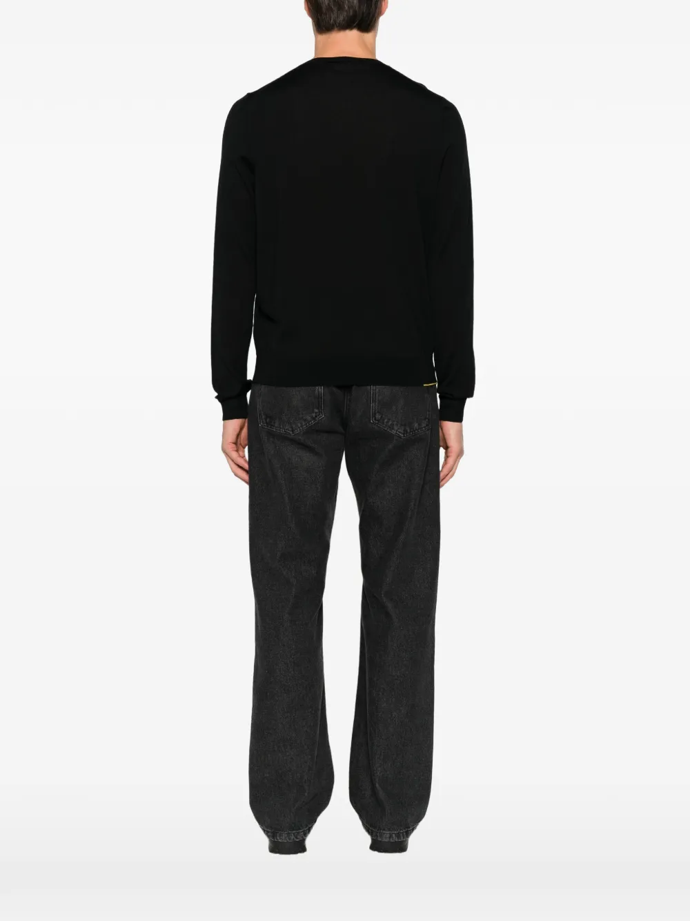 FENDI Trui met geborduurd logo Zwart