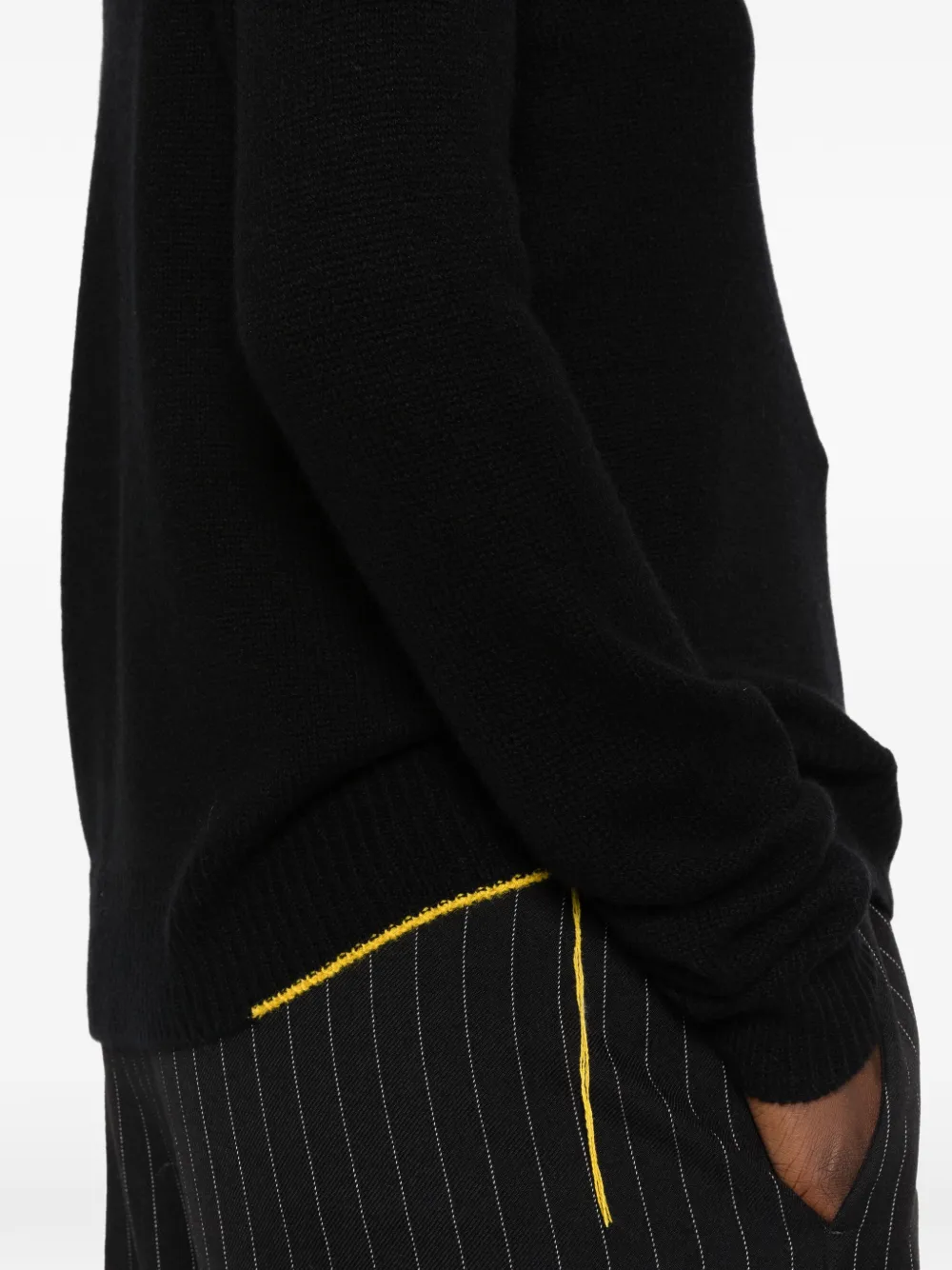 FENDI Trui met V-hals Zwart