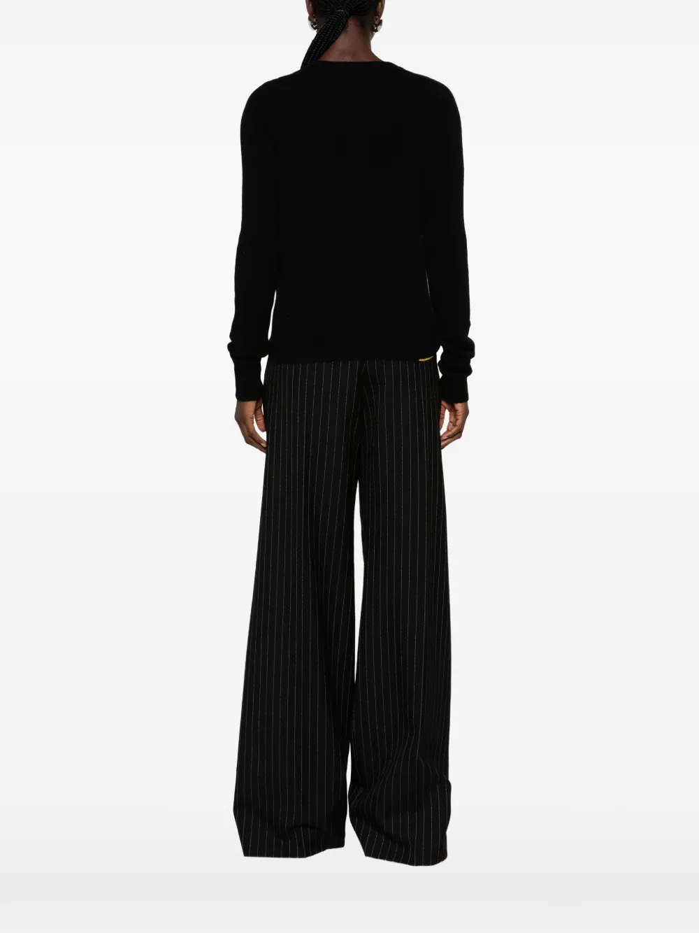 FENDI Trui met V-hals Zwart