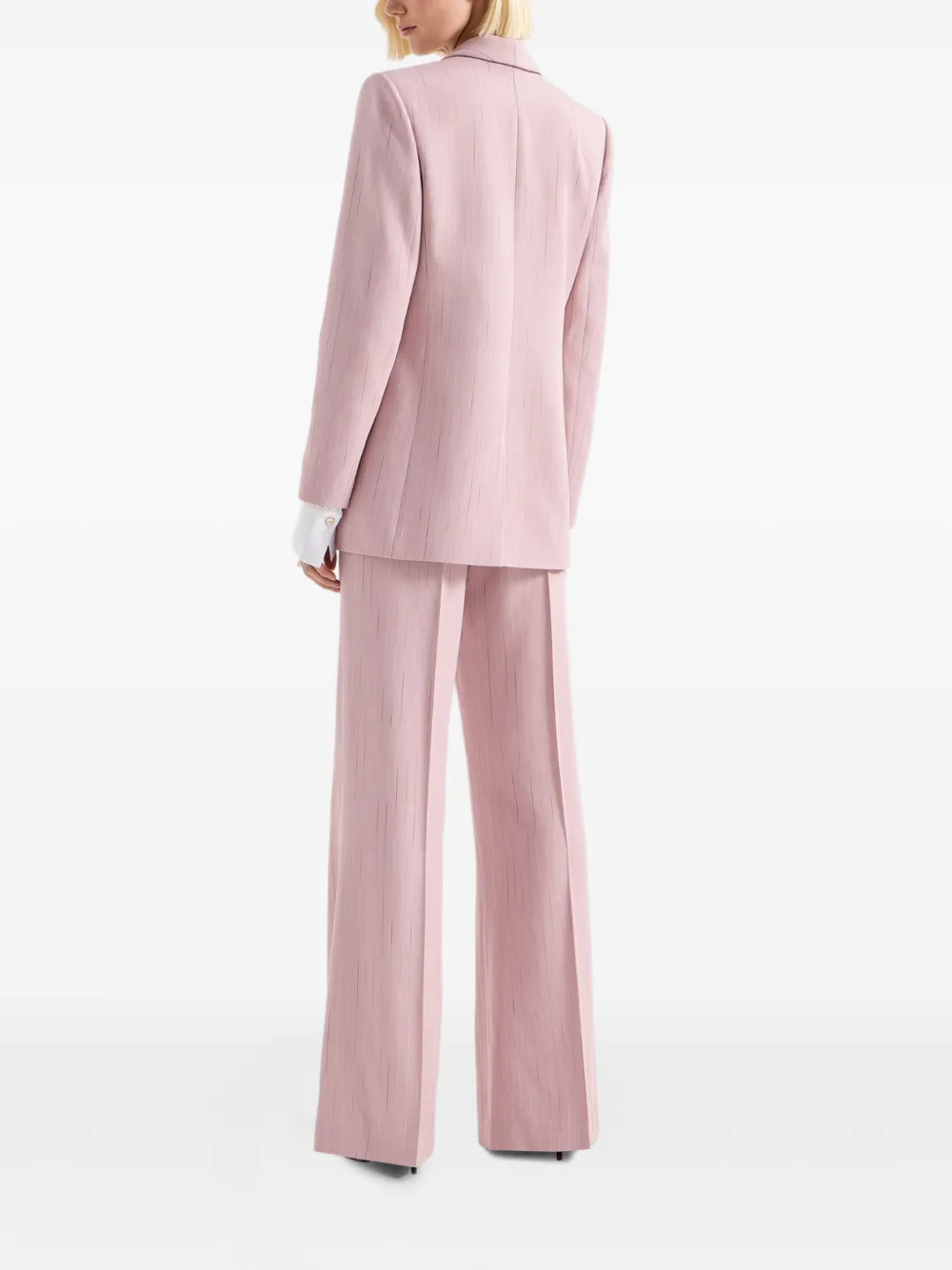 Genny Broek met krijtstreep Roze