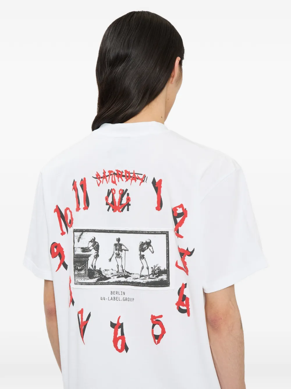 44 LABEL GROUP Time T-shirt Wit