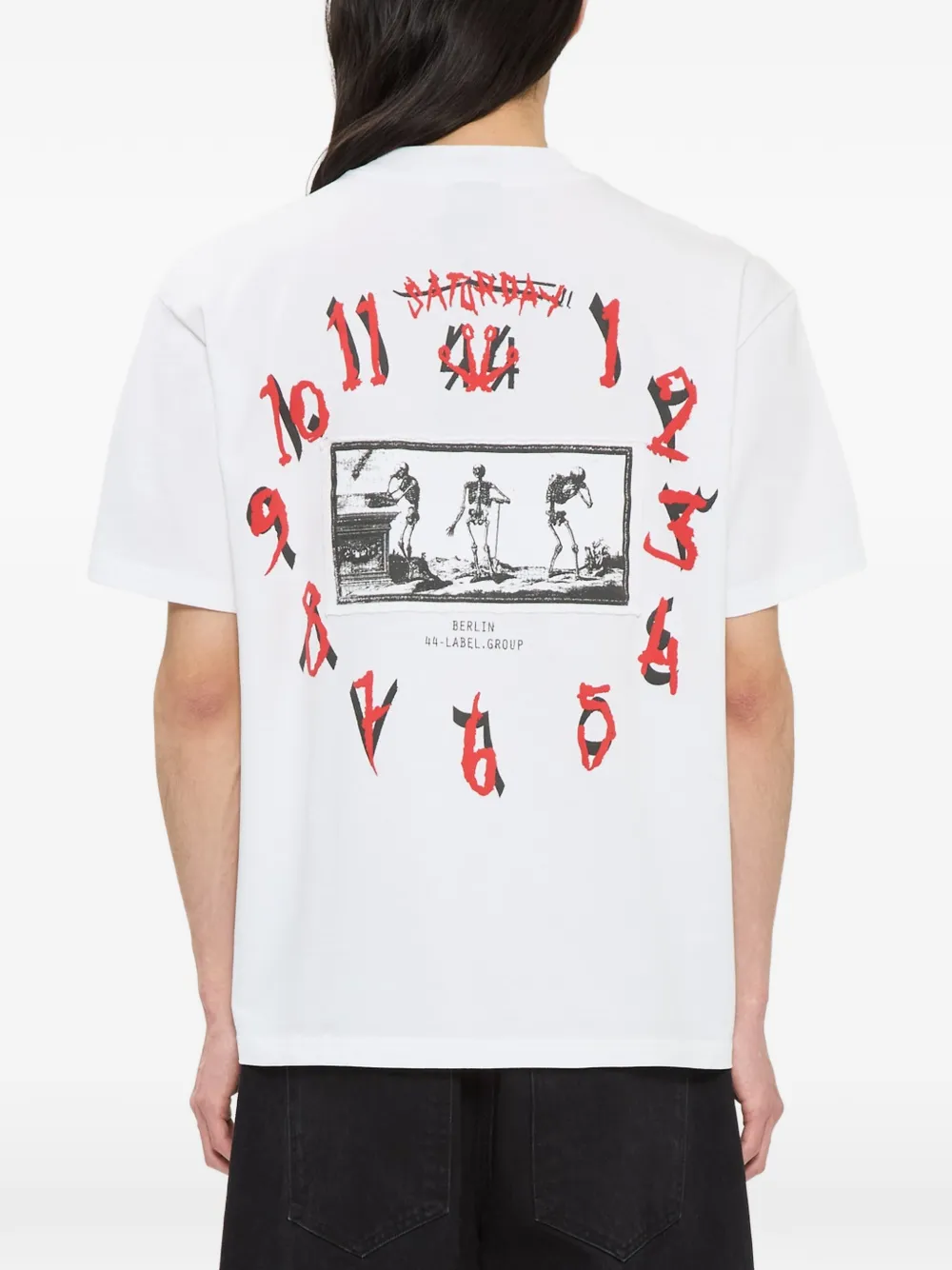44 LABEL GROUP Time T-shirt Wit