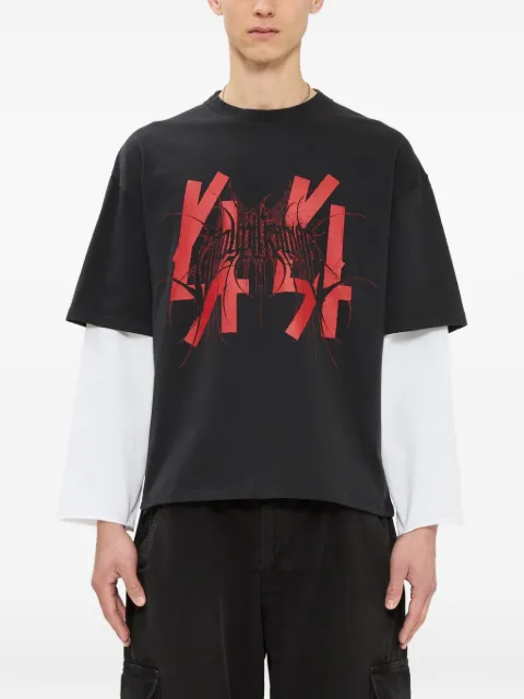 44 LABEL GROUP SP 2.0 double long-sleeve T-shirt