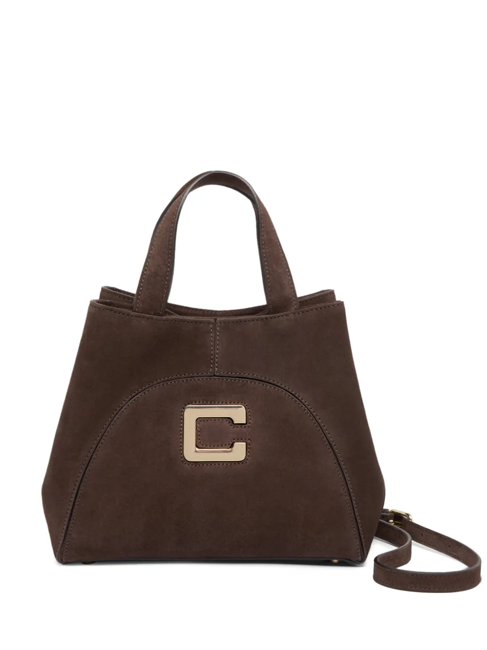Carel Paris sac à main Clem en daim - Marron Carel Paris sac à main Clem en daim - Marron