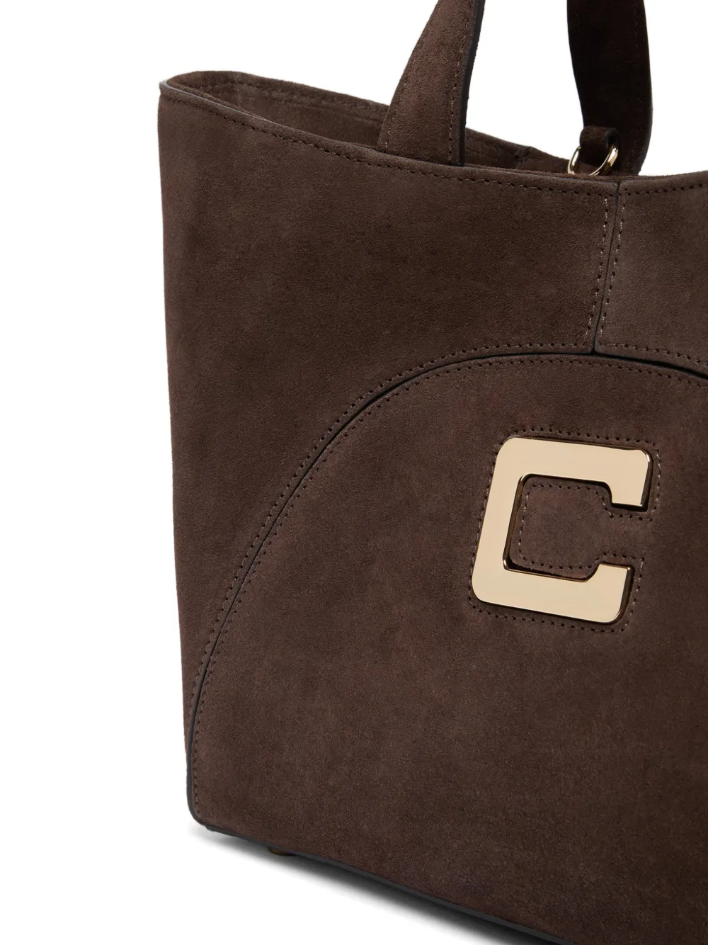 Carel Paris Clem suède shopper Bruin