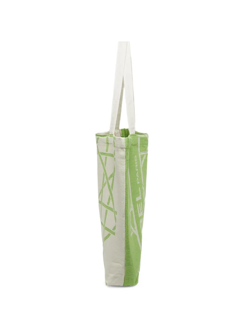 Carel Paris Shopper met monogram Groen