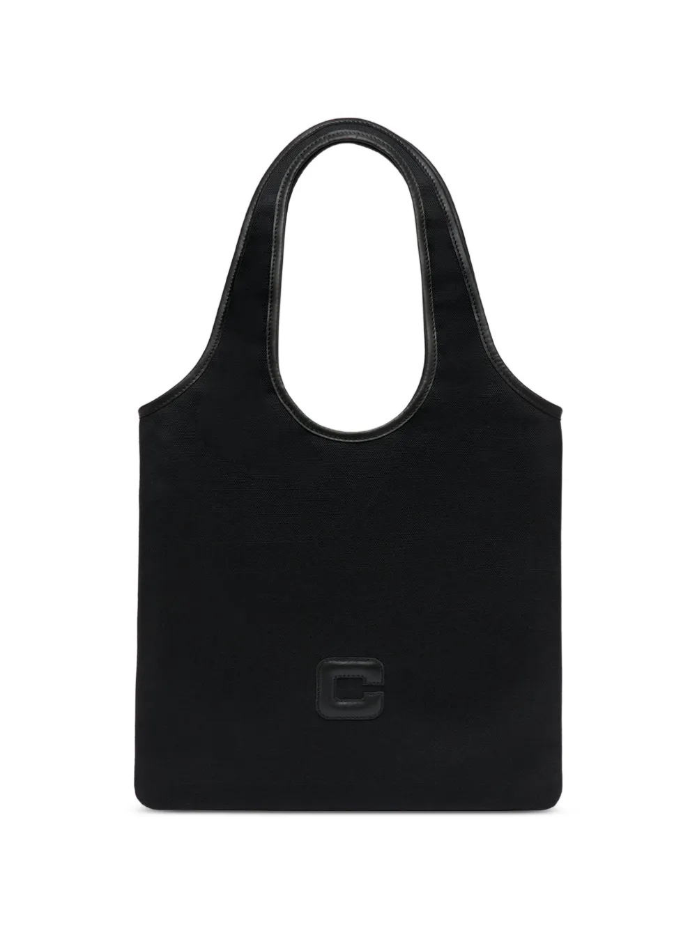 Carel Paris sac à main Alesia à bords en cuir - Noir Carel Paris sac à main Alesia à bords en cuir - Noir