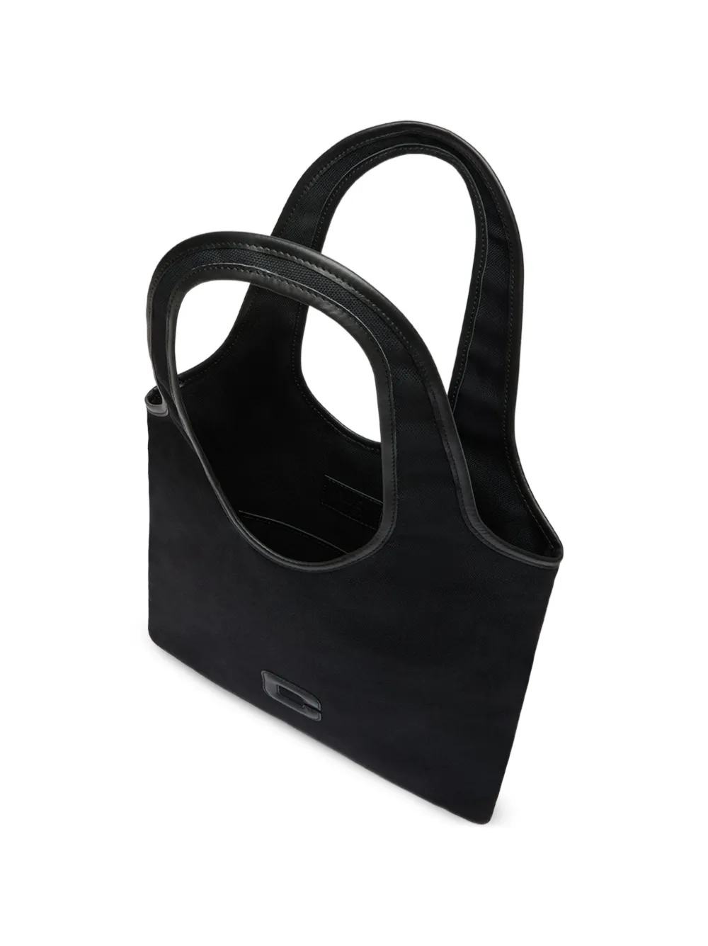 Carel Paris Alesia shopper met leren afwerking Zwart
