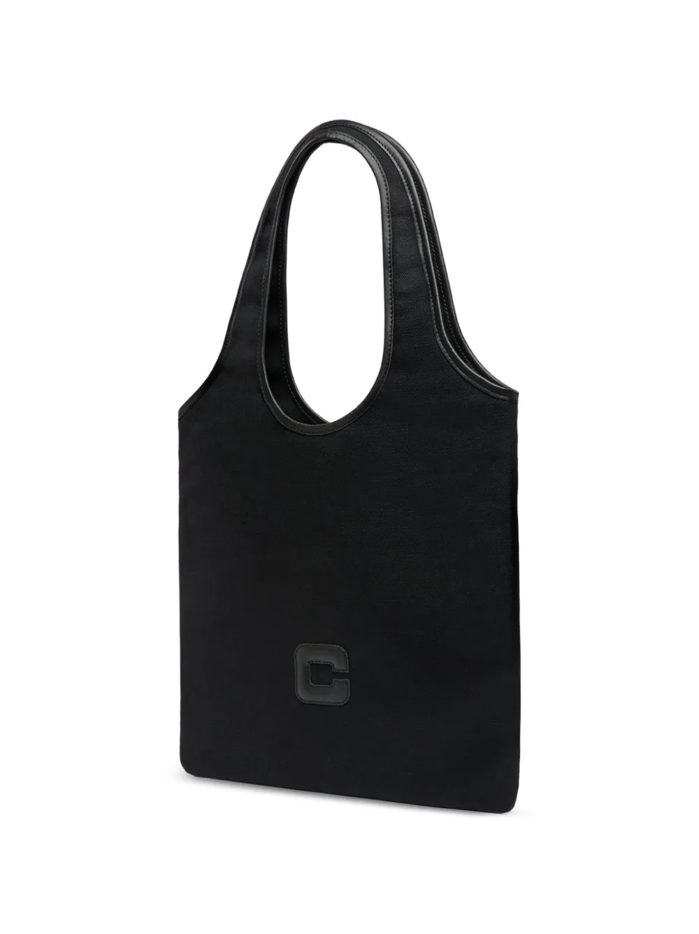 Carel Paris Alesia shopper met leren afwerking Zwart