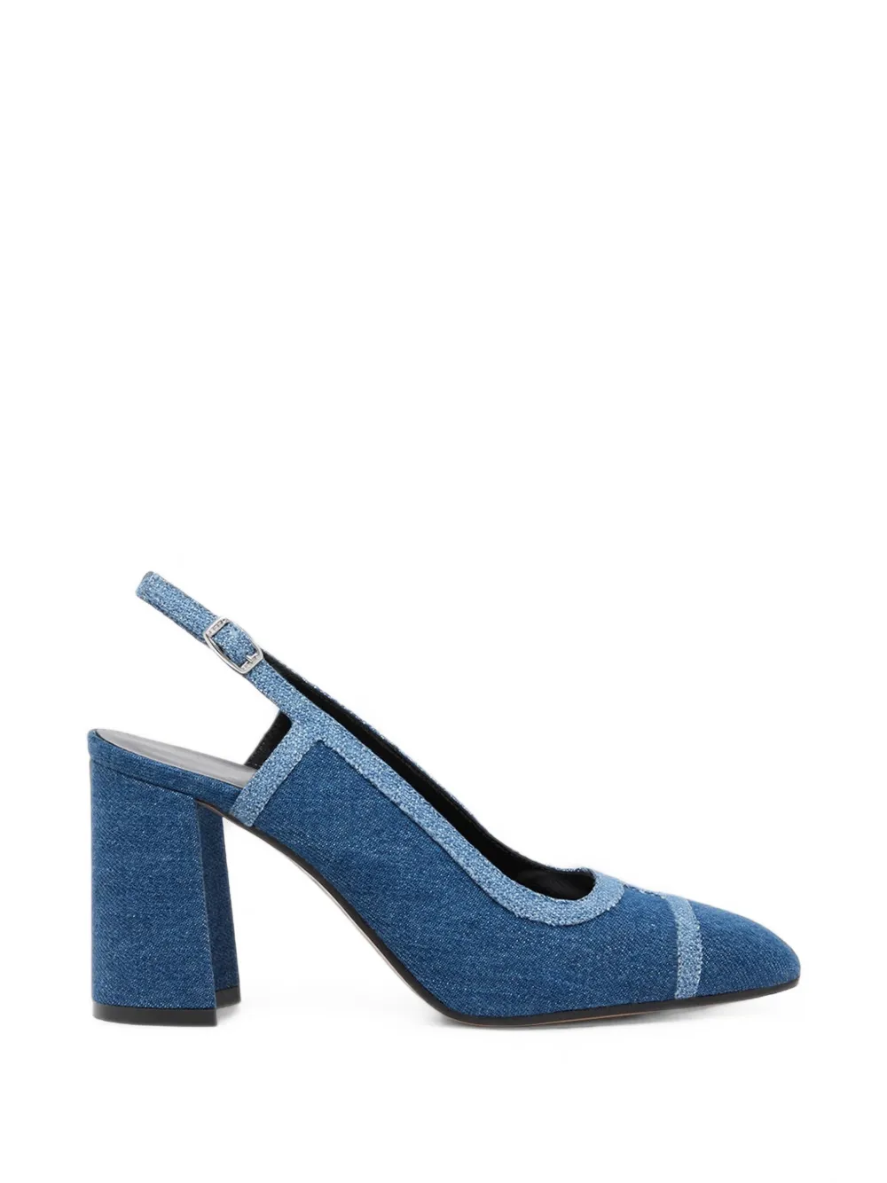 Carel Paris escarpins Alizee en jean à bride arrière - Bleu