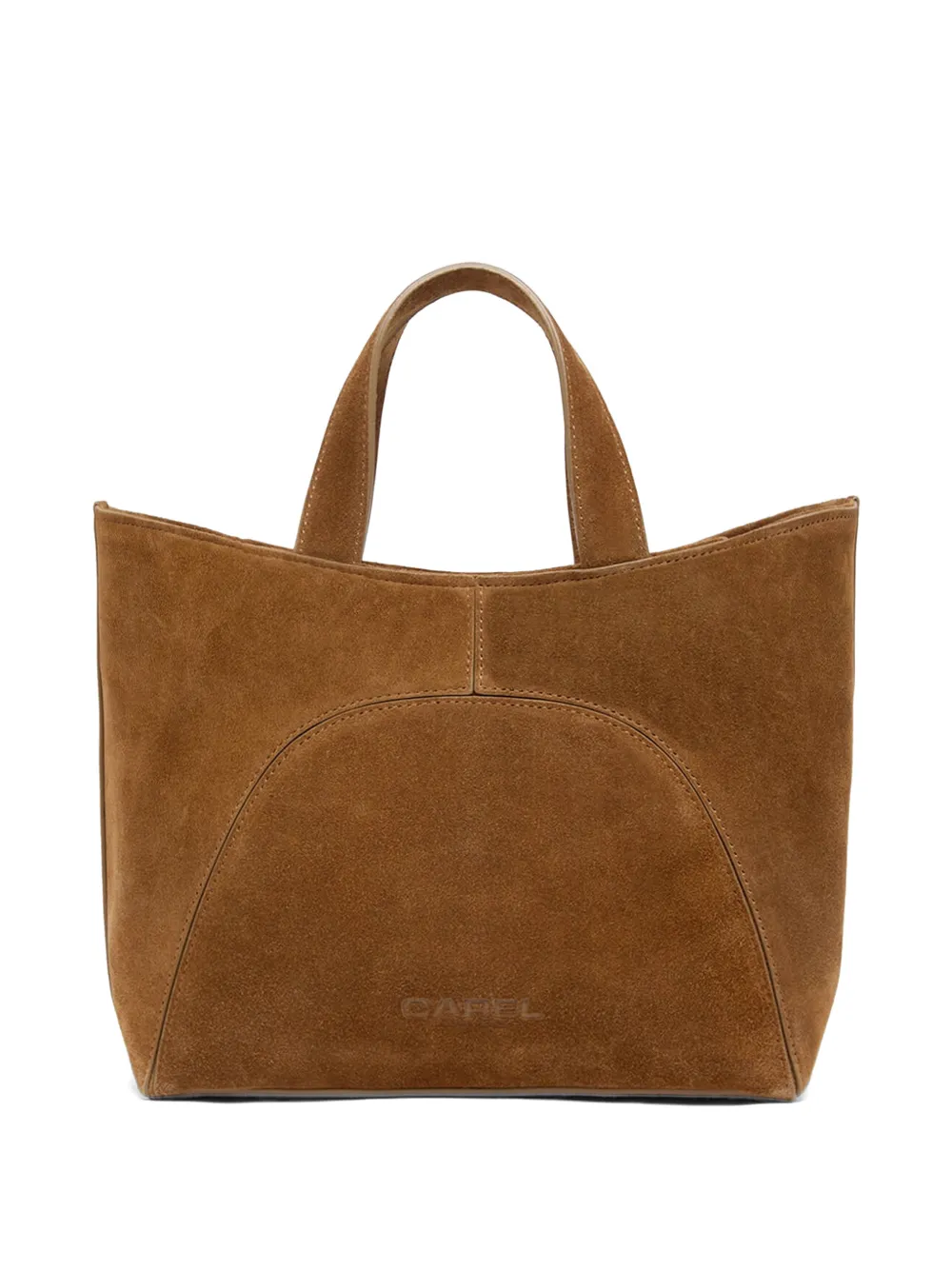 Carel Paris Mini Clem suède shopper Bruin