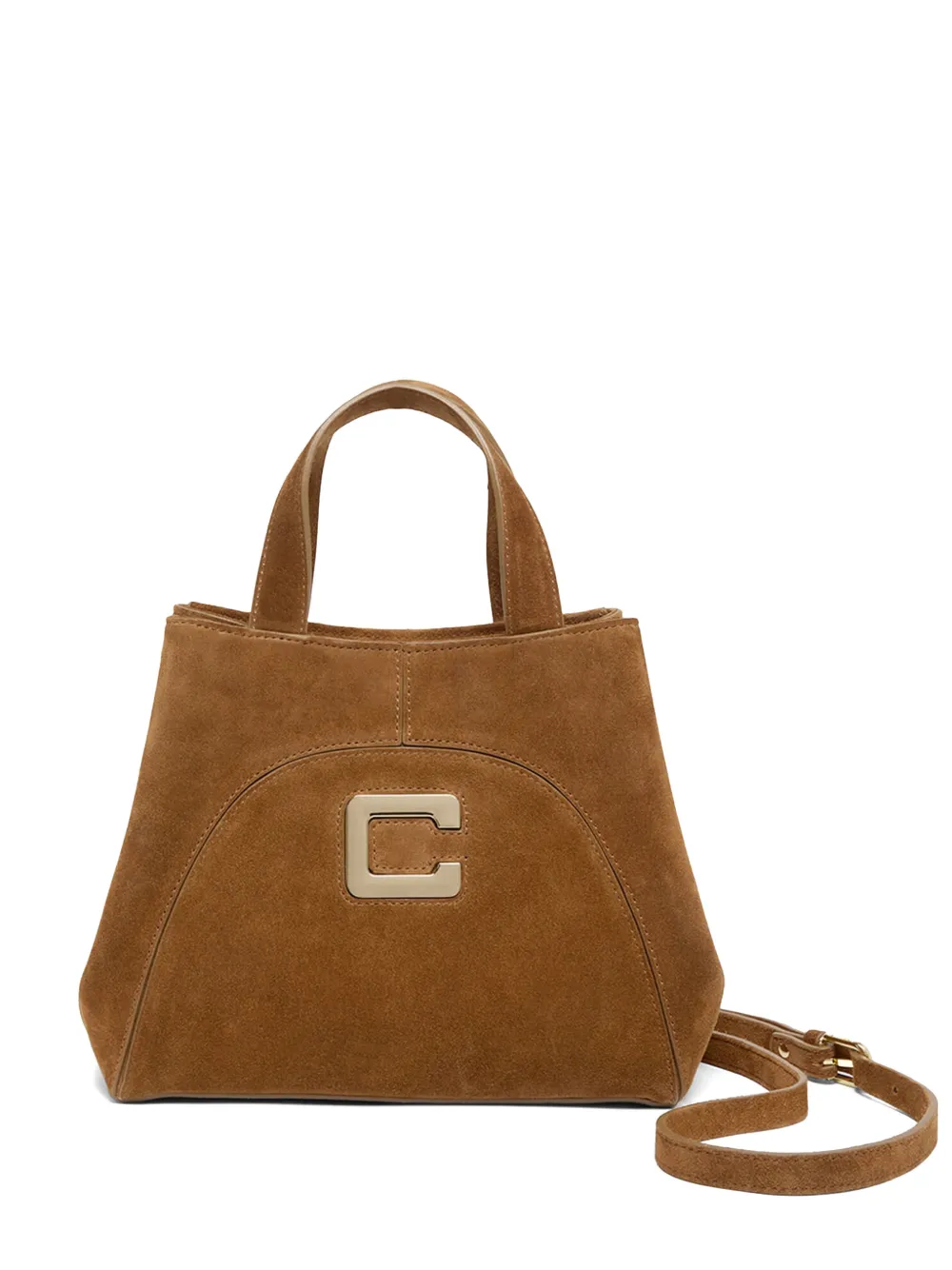 Carel Paris mini cabas Clem en daim - Marron Carel Paris mini cabas Clem en daim - Marron