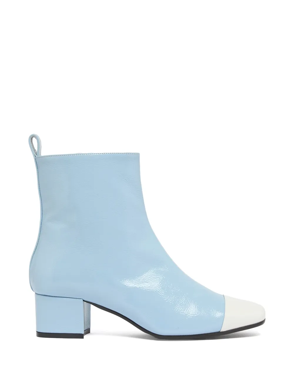 Carel Paris bottines Esther en cuir verni - Bleu