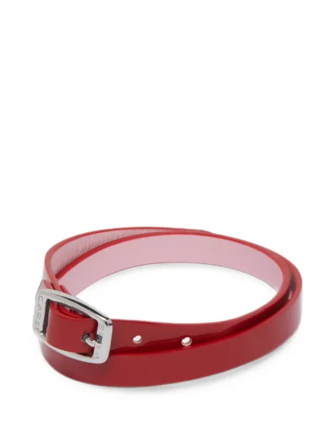 Carel Paris Armband aus Lackkalbsleder mit doppelter Wicklung