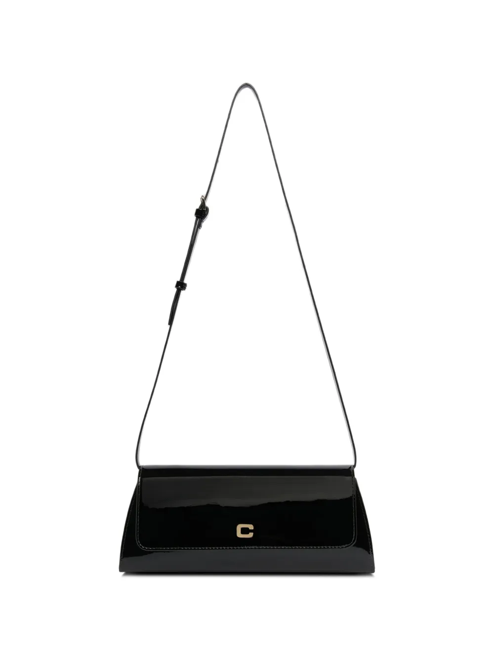 Carel Paris Borsa a spalla Madeleine in pelle verniciata - Nero