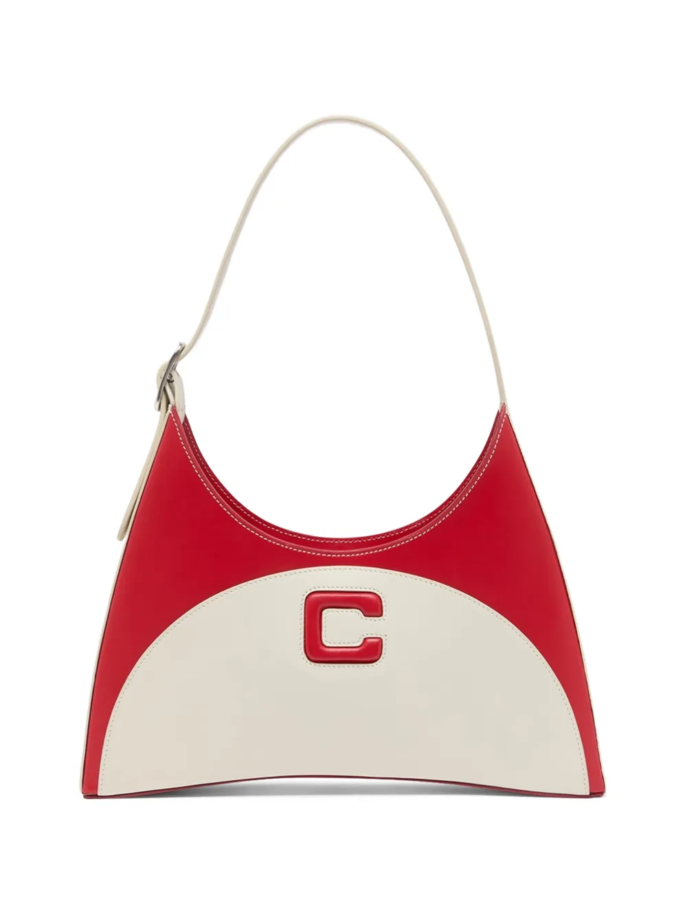 Carel Paris Borsa a spalla Concorde con logo C - Rosso