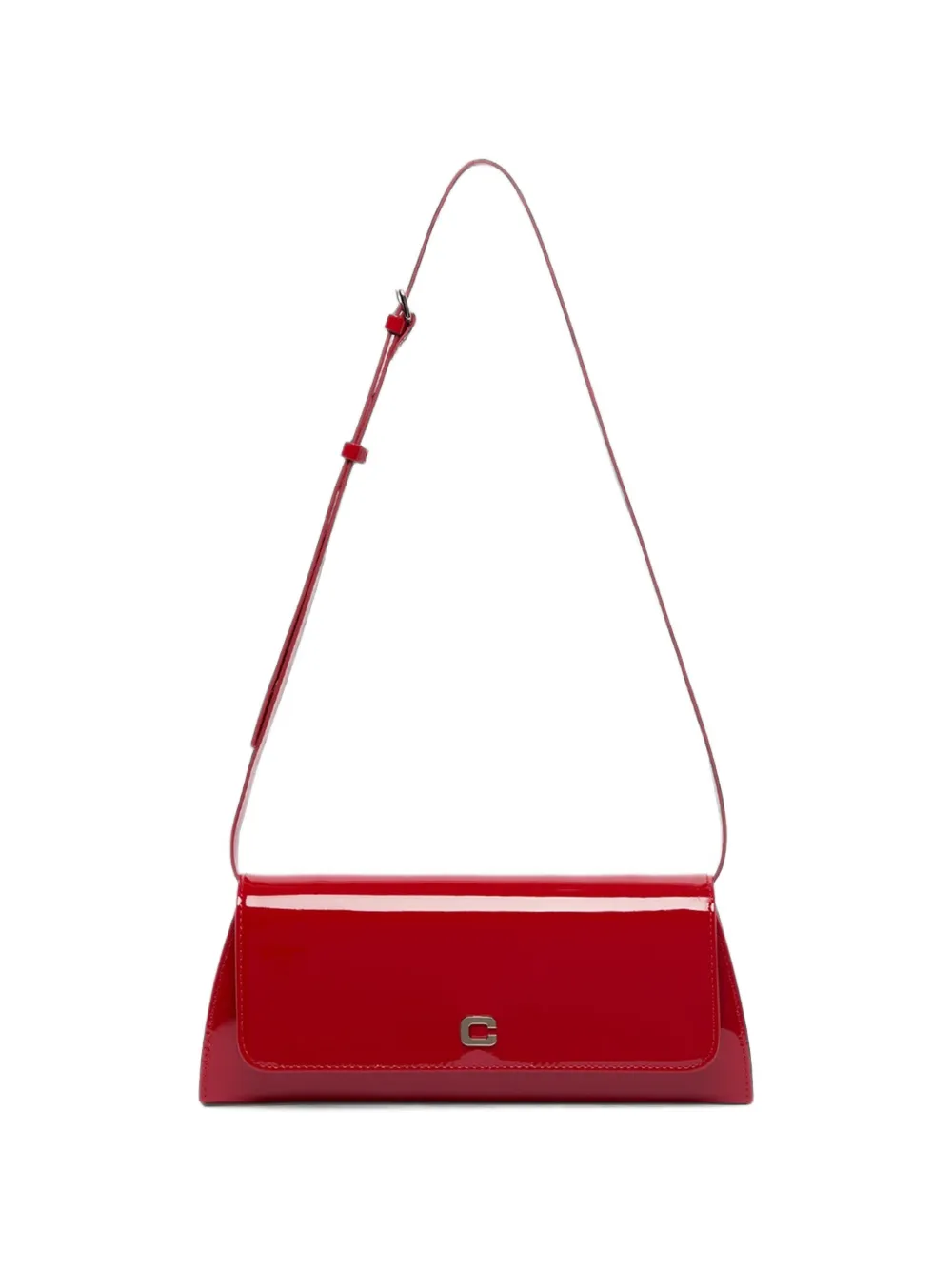 Carel Paris Borsa a spalla Madeleine in pelle verniciata - Rosso