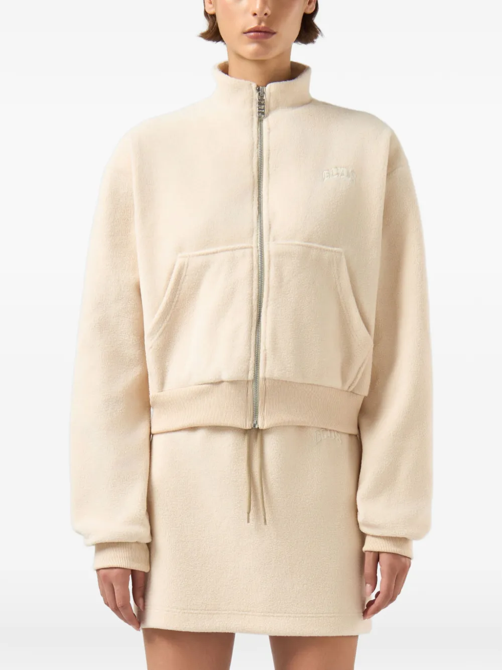 GCDS Fleece jack Beige