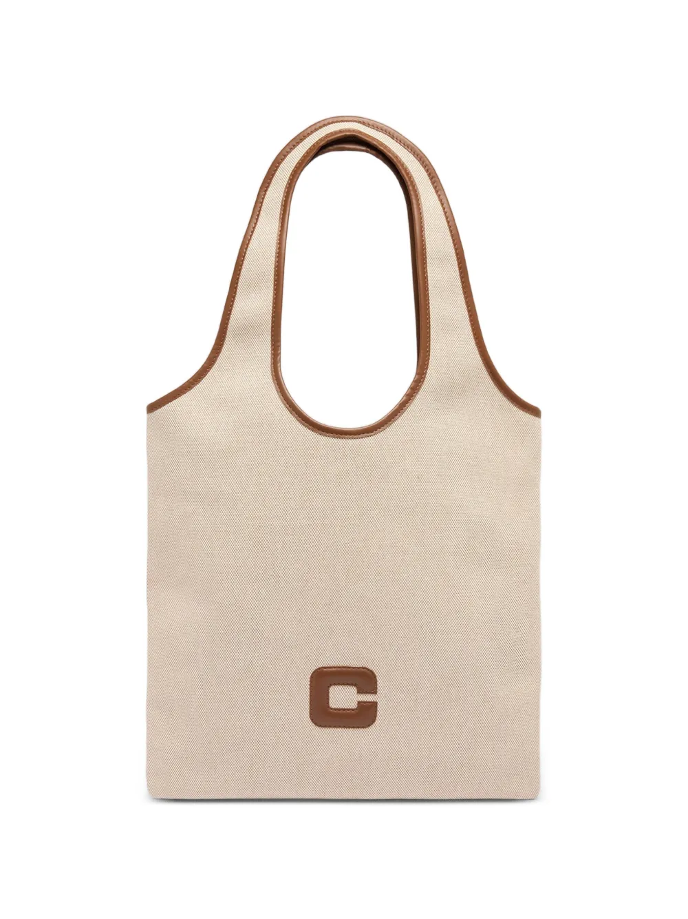 Carel Paris sac à main Alesia à bords en cuir - Tons neutres Carel Paris sac à main Alesia à bords en cuir - Tons neutres