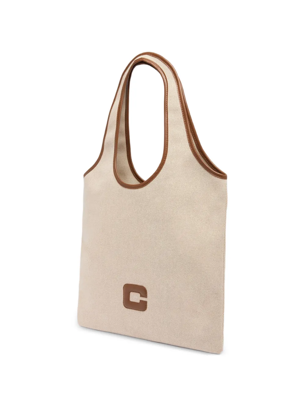 Carel Paris Alesia shopper met leren afwerking Beige