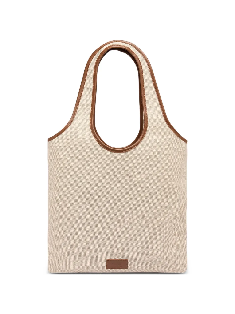 Carel Paris Alesia shopper met leren afwerking Beige