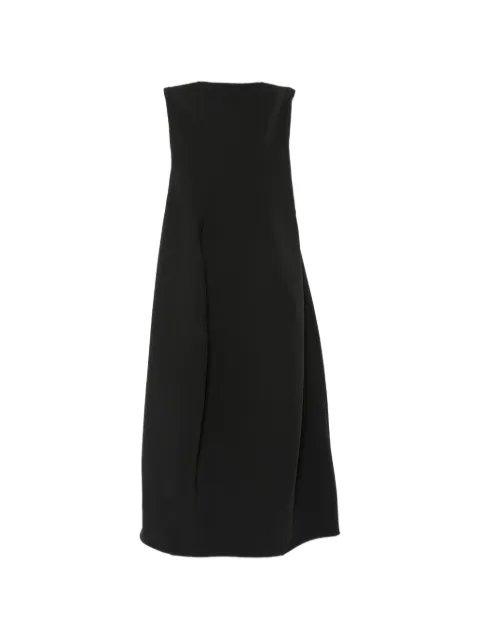 TOTEME robe bustier à design froncé