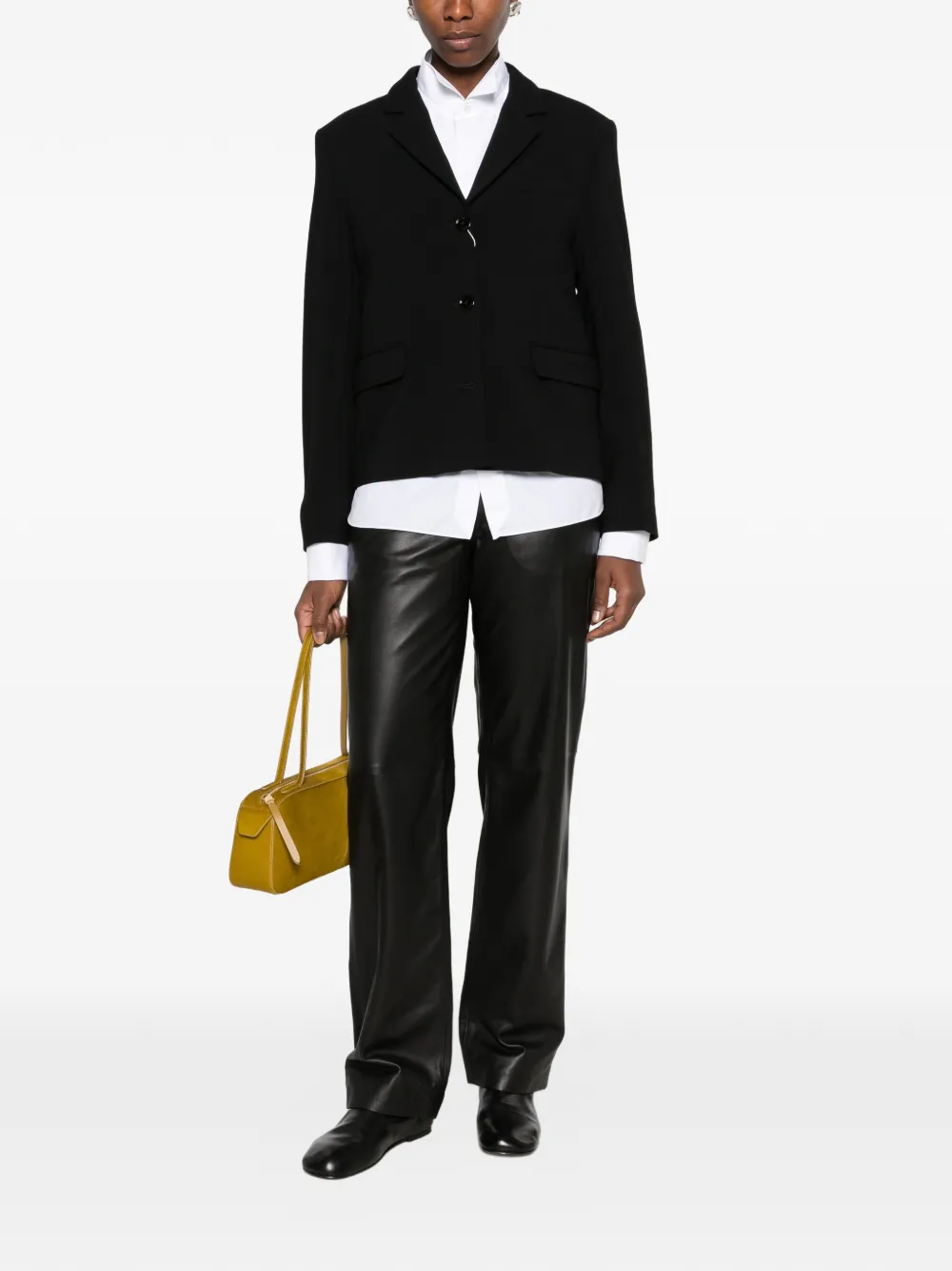 TOTEME Blazer met enkele rij knopen Zwart