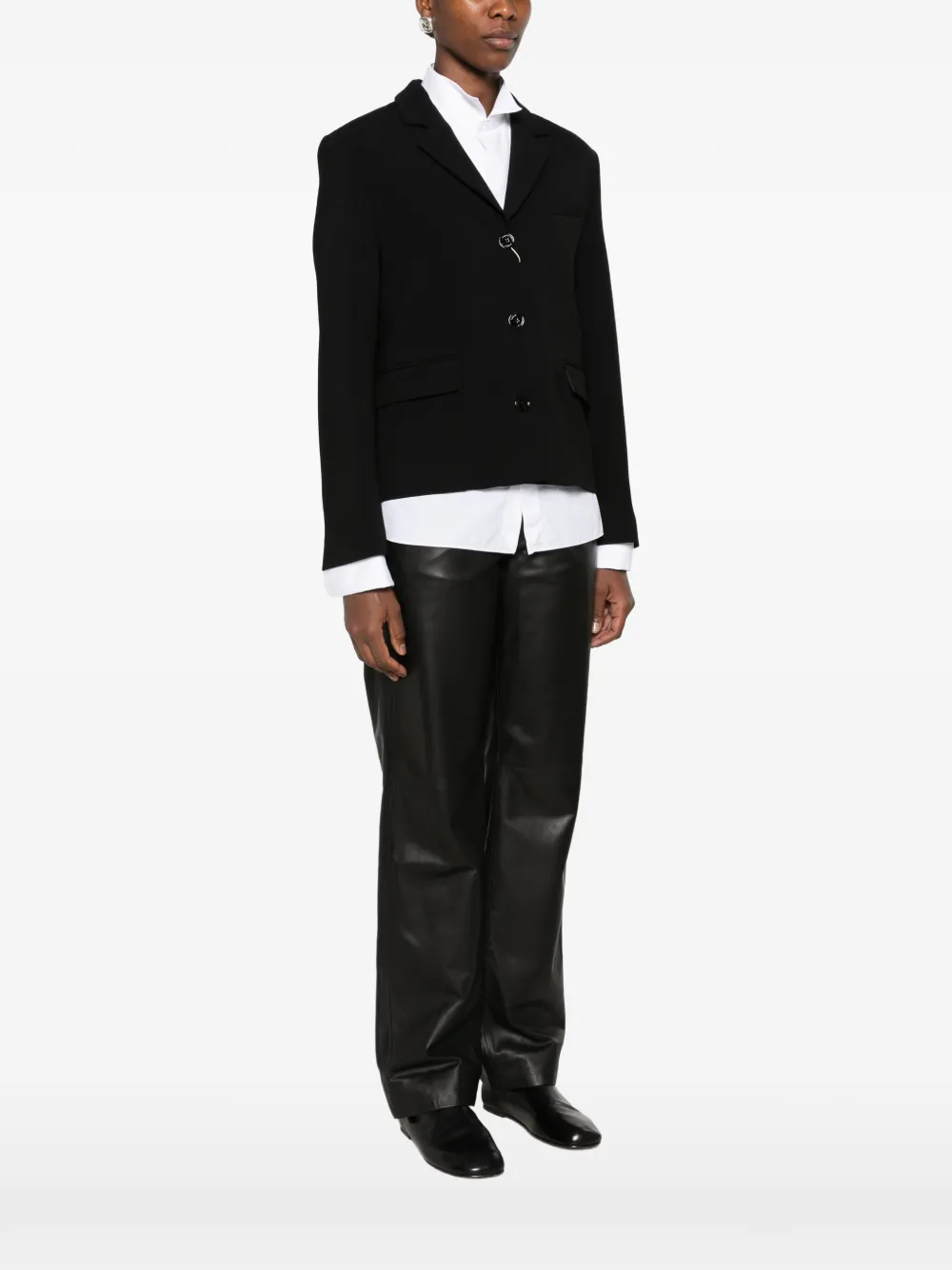 TOTEME Blazer met enkele rij knopen Zwart