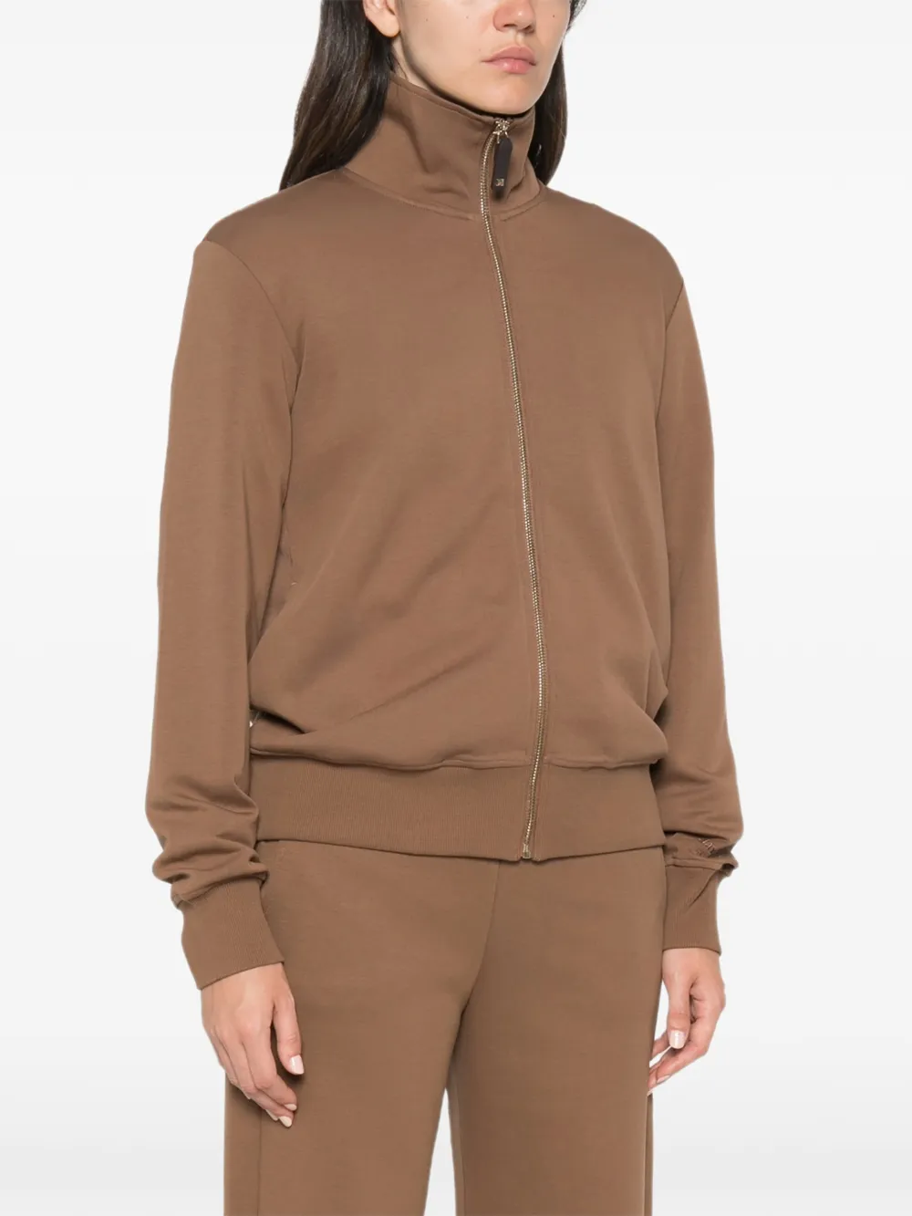 'S Max Mara Sweater met rits Bruin