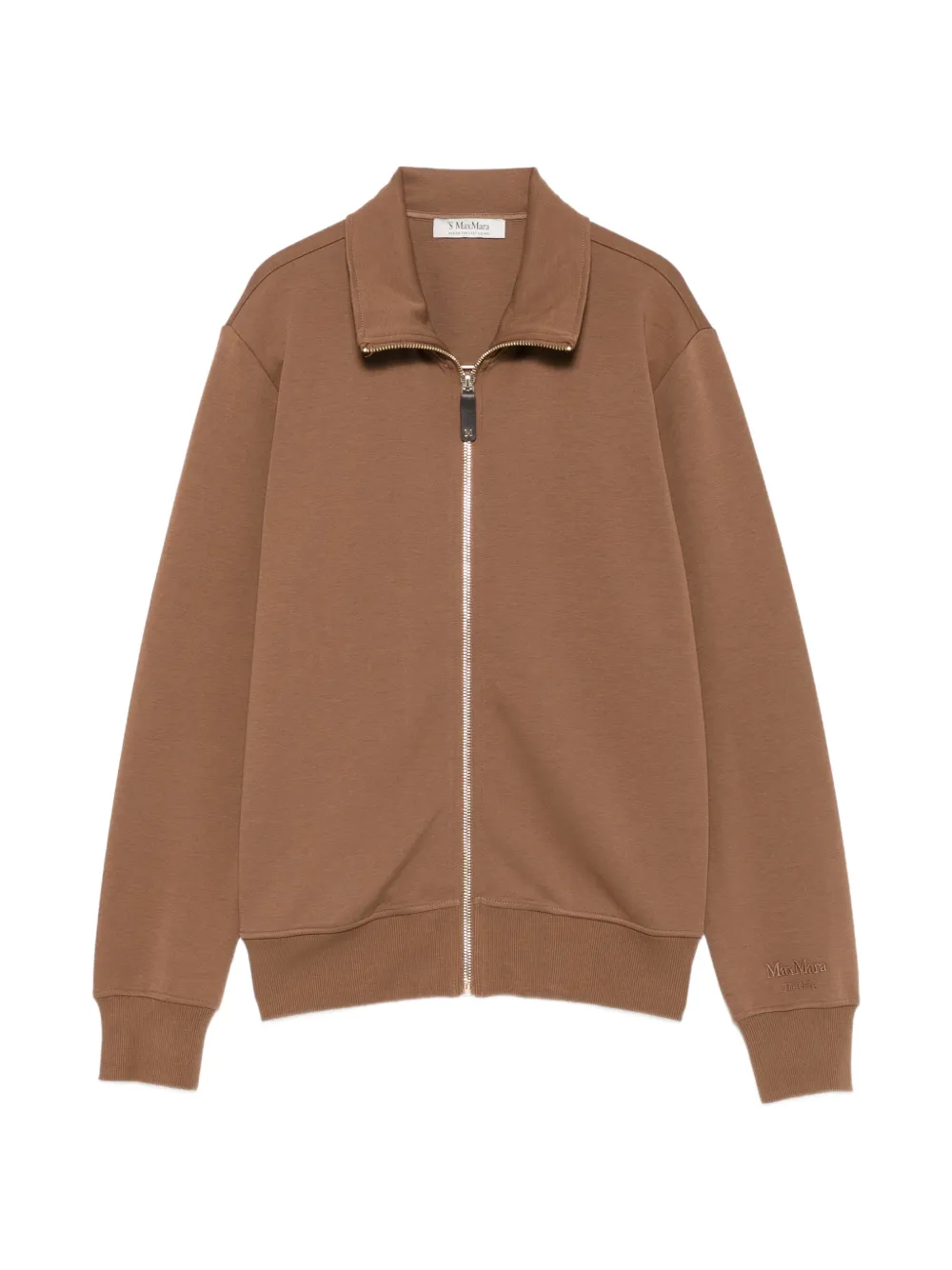 'S Max Mara zip-up high-neck sweatshirt