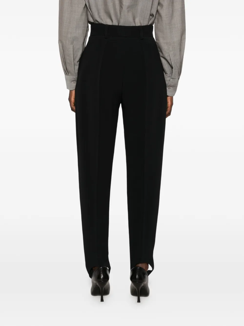 Stella McCartney Cady pantalon met voetbanden Zwart