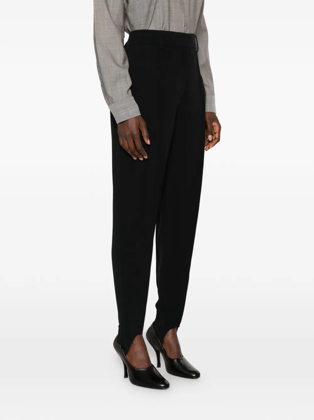 Stella McCartney Cady pantalon met voetbanden Zwart