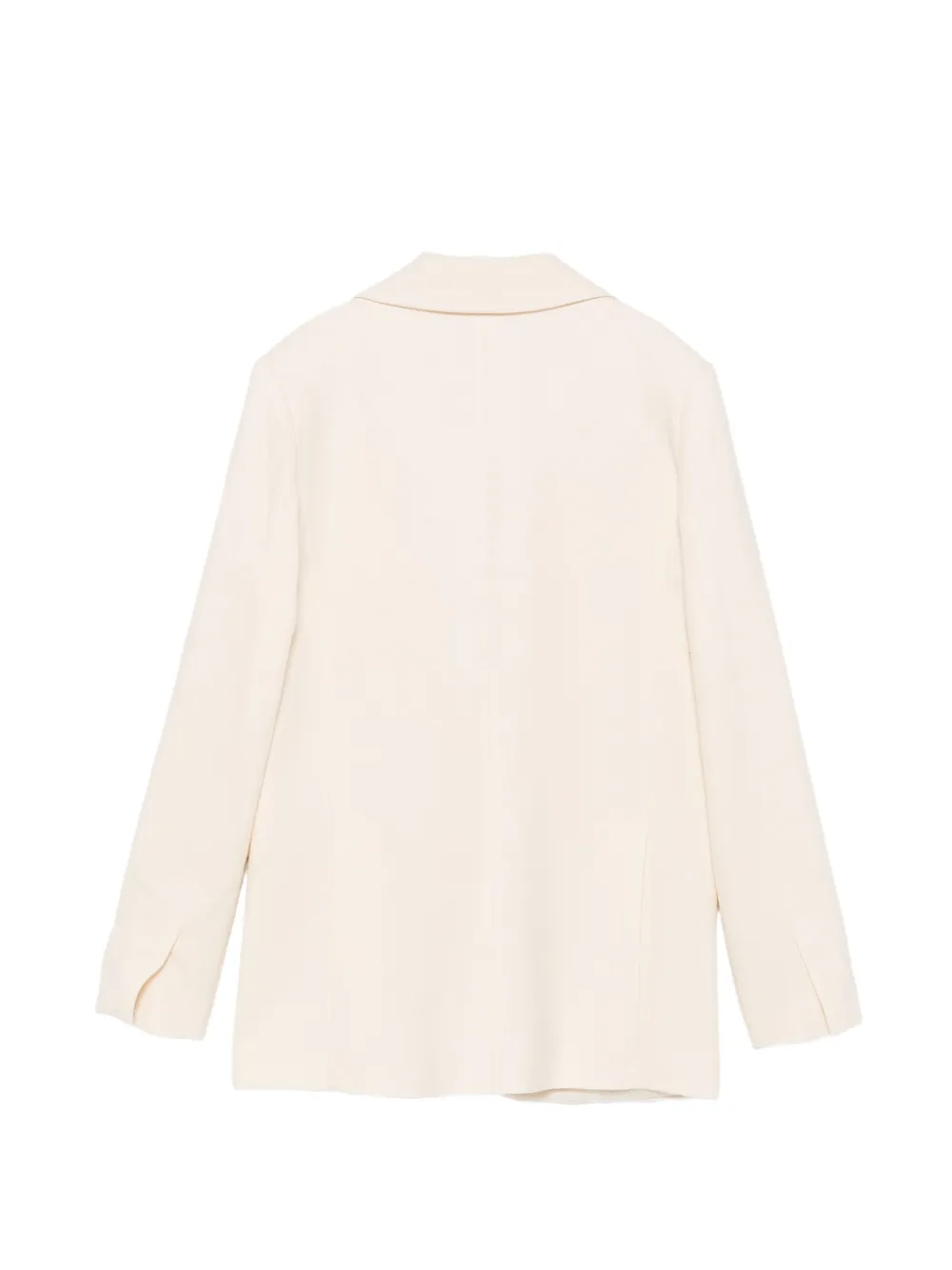 Semicouture Blazer met gekerfde revers Beige