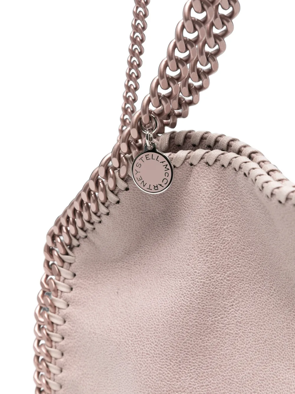 Stella McCartney Falabella mini-shopper met ketting afwerking Roze