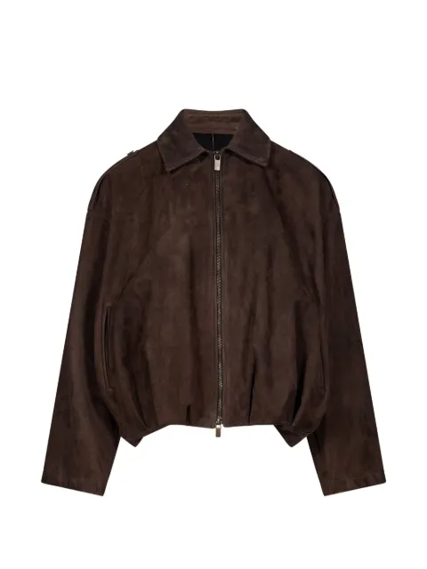 Salvatore Santoro suede zip-up jacket