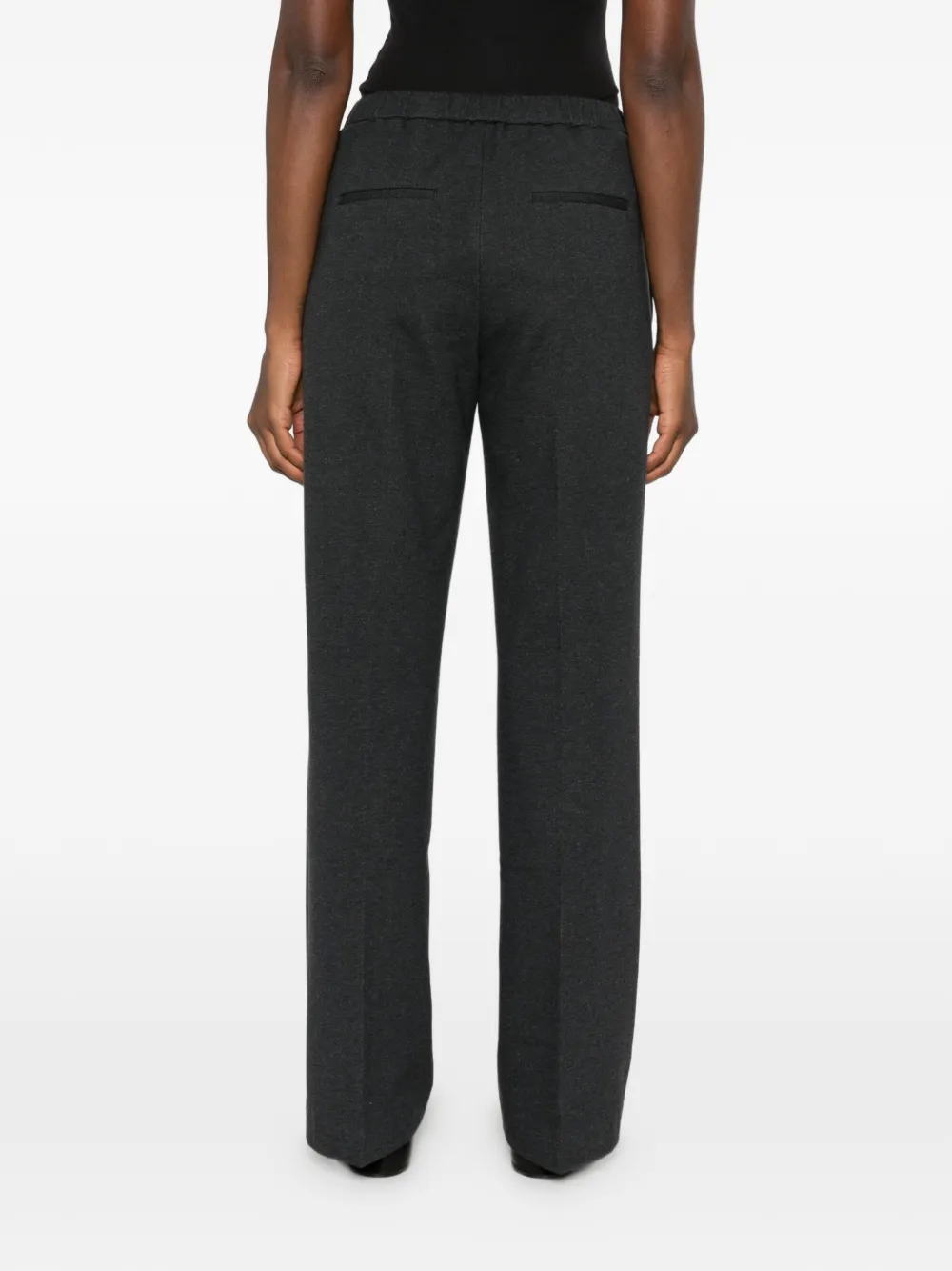 Peserico Broek met elastische taille Grijs