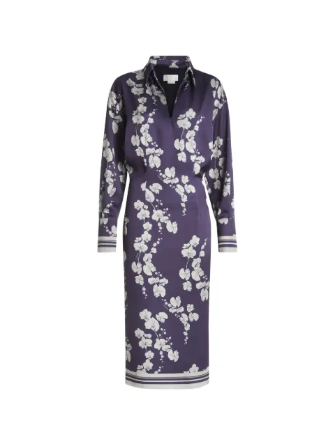 Genny floral-print midi dress