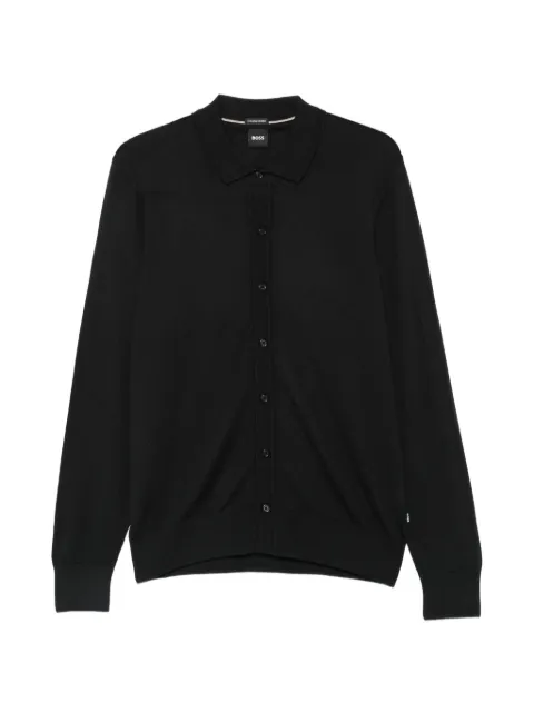 BOSS buttoned wool cardigan