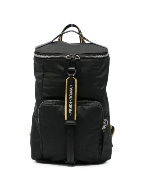 FENDI FF logo-jacquard backpack