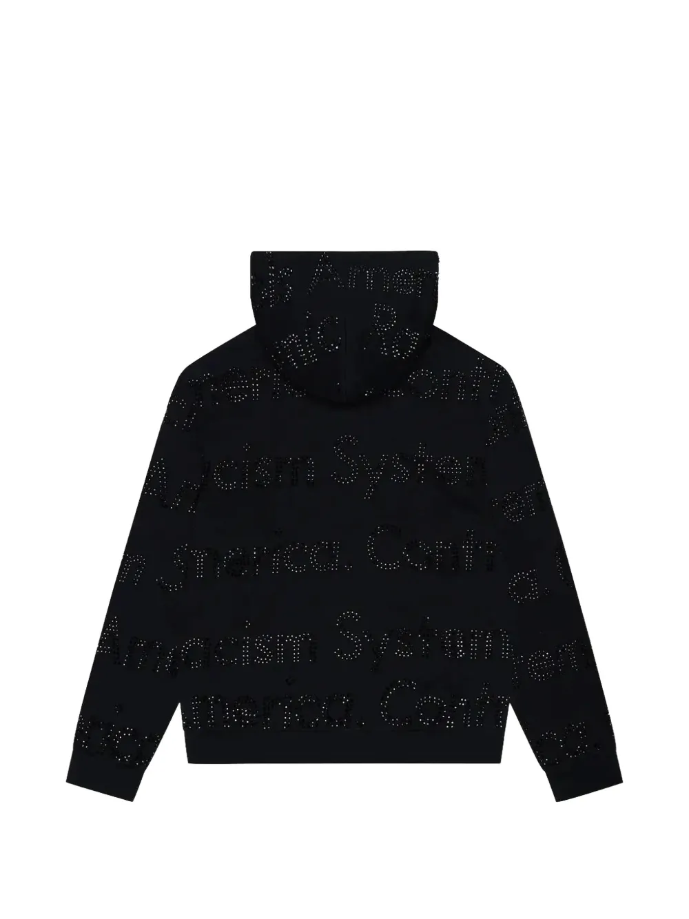 Denim Tears SRCA hoodie verfraaid met stras Zwart