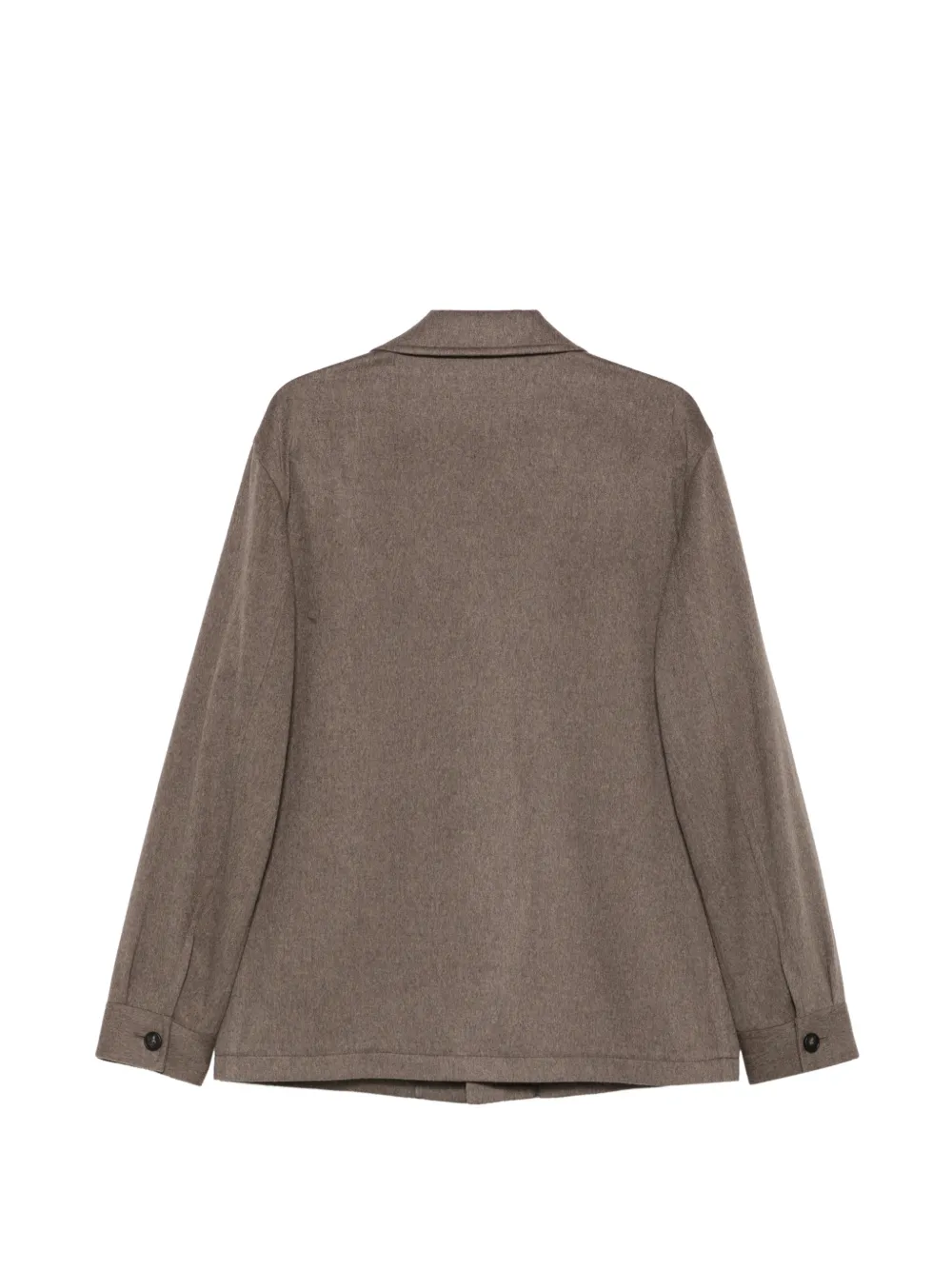 Tagliatore button-up patch-pocket coat Bruin