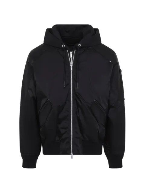 Moose Knuckles Georgie satin-finish bomber jacket