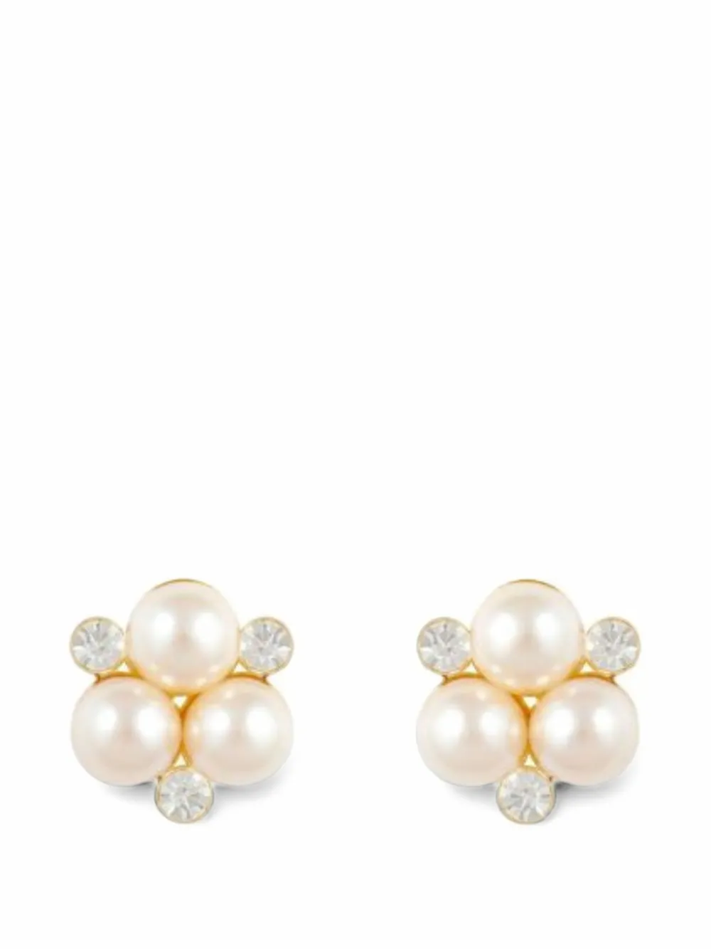 Susan Caplan Vintage 1990s clip-on earrings - Oro