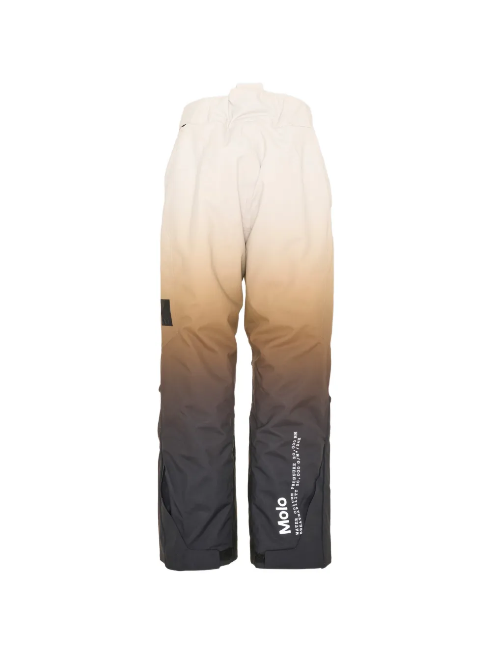 Molo Skibroek met kleurverloop Wit