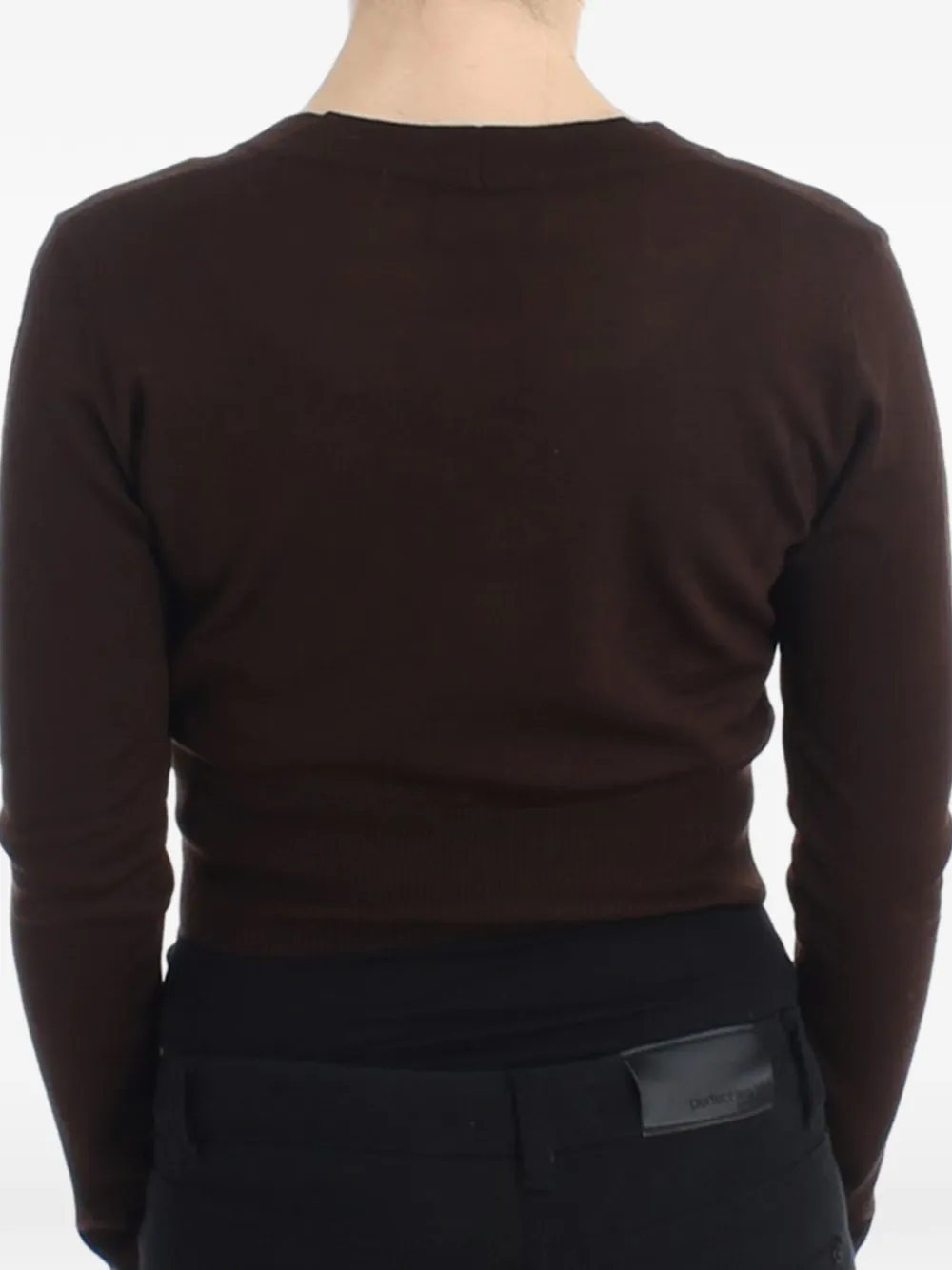 Roberto Cavalli Cropped vest Bruin
