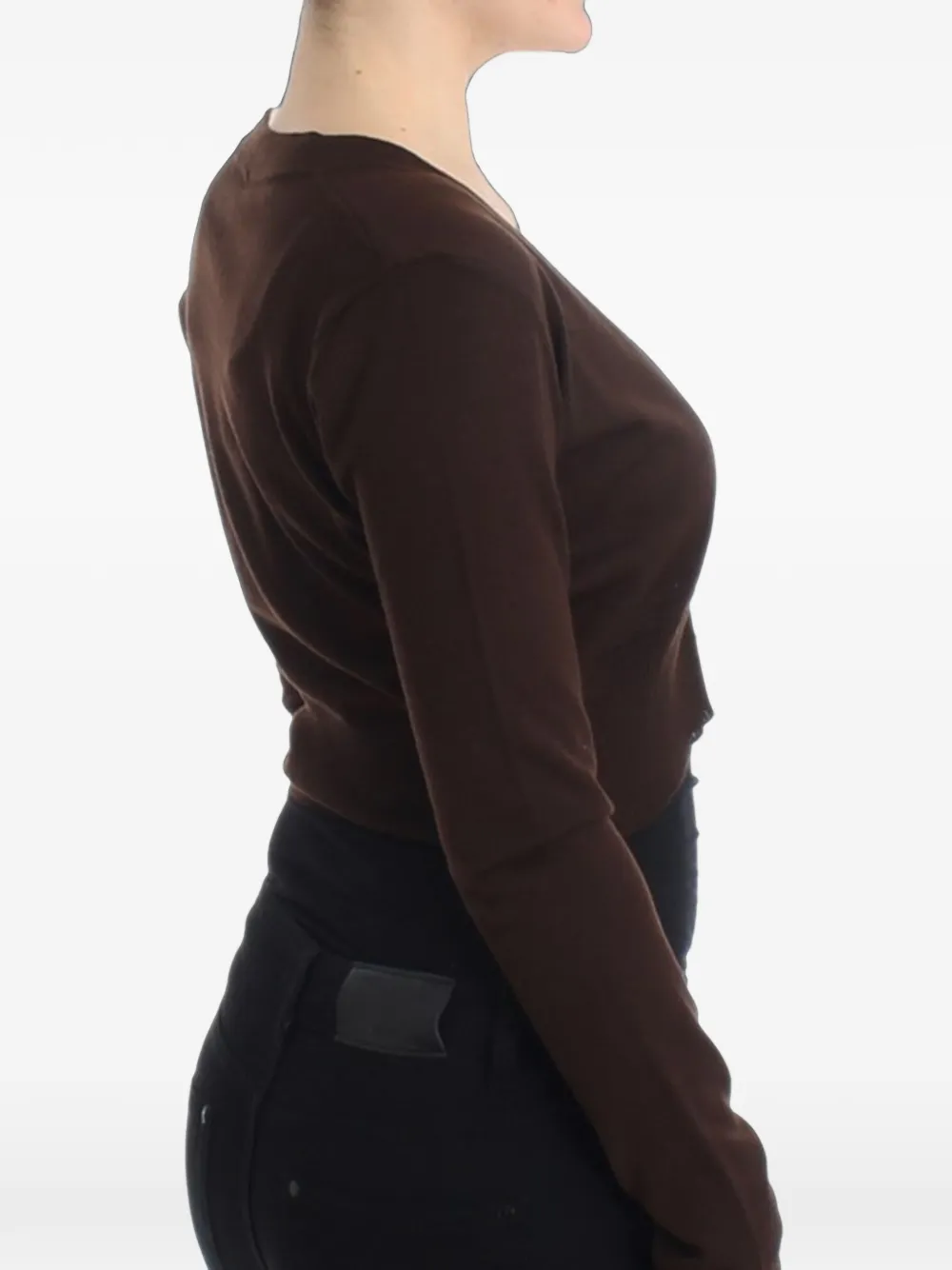 Roberto Cavalli Cropped vest Bruin