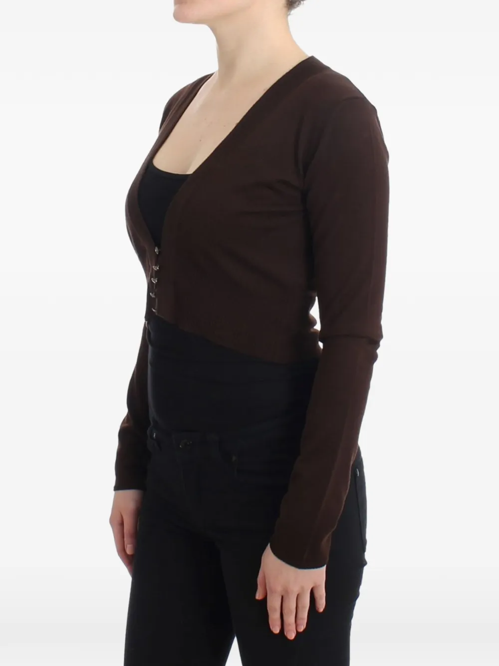 Roberto Cavalli Cropped vest Bruin