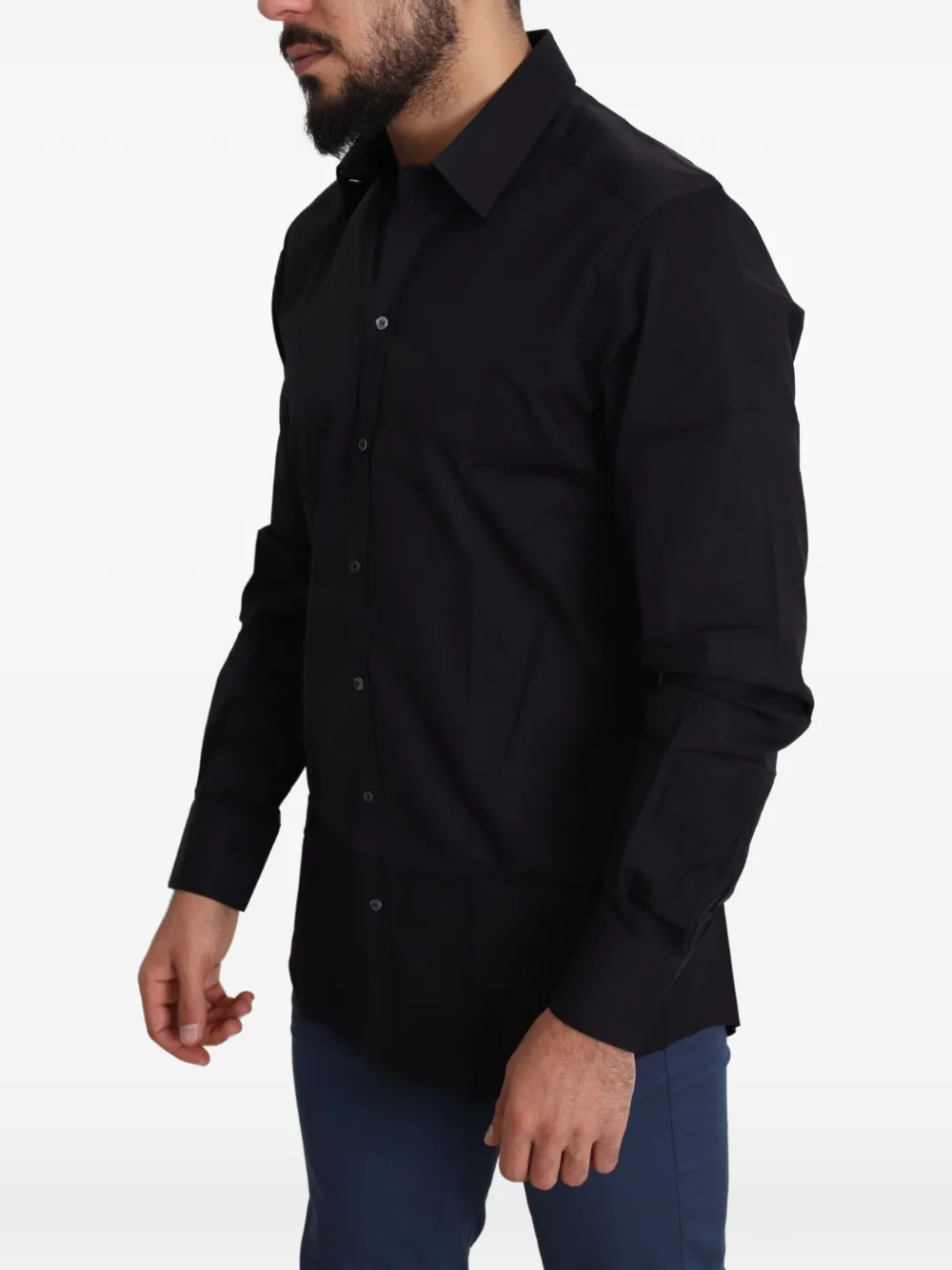 Dolce & Gabbana Overhemd met lange mouwen Zwart