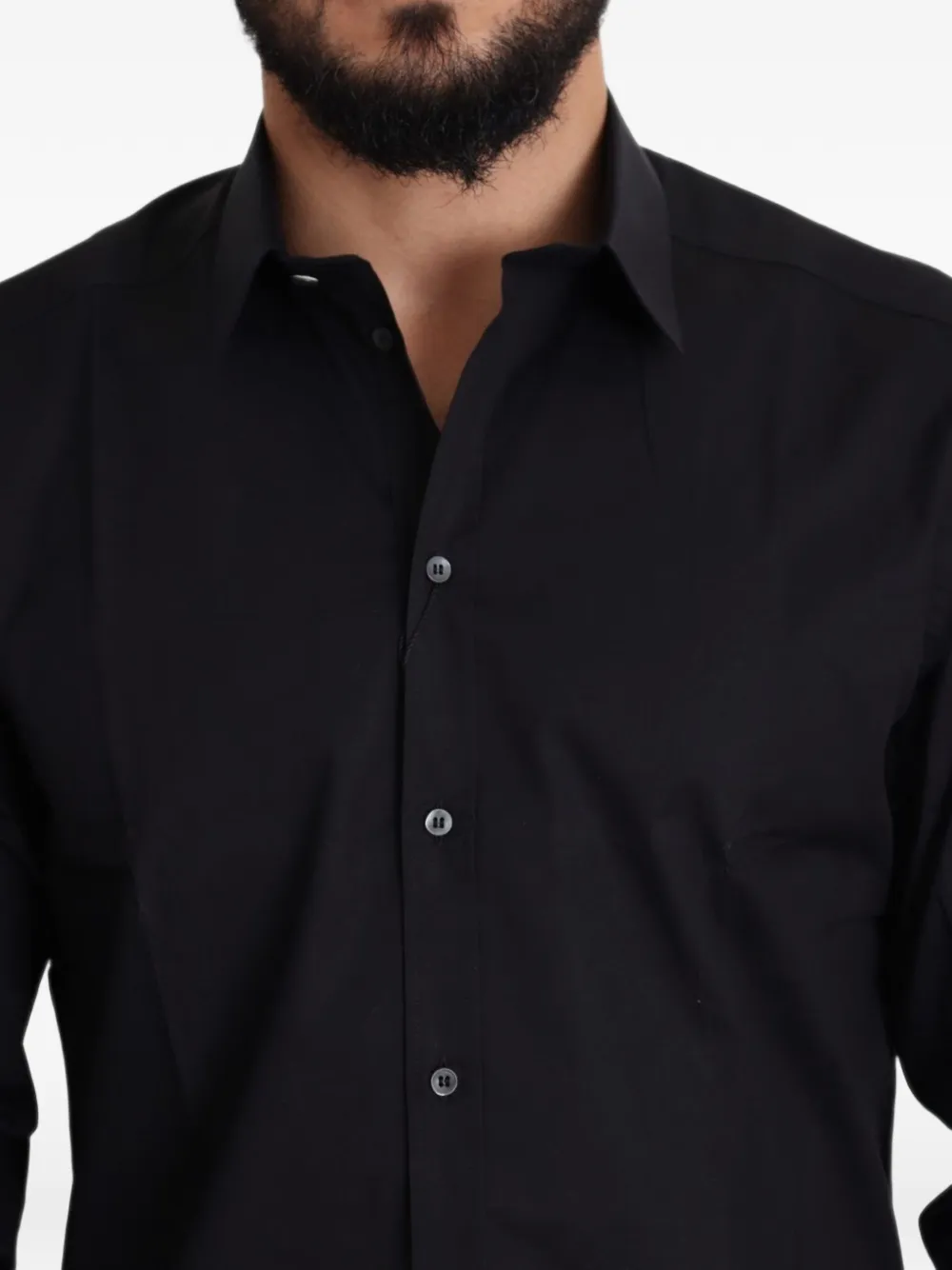 Dolce & Gabbana Overhemd met lange mouwen Zwart